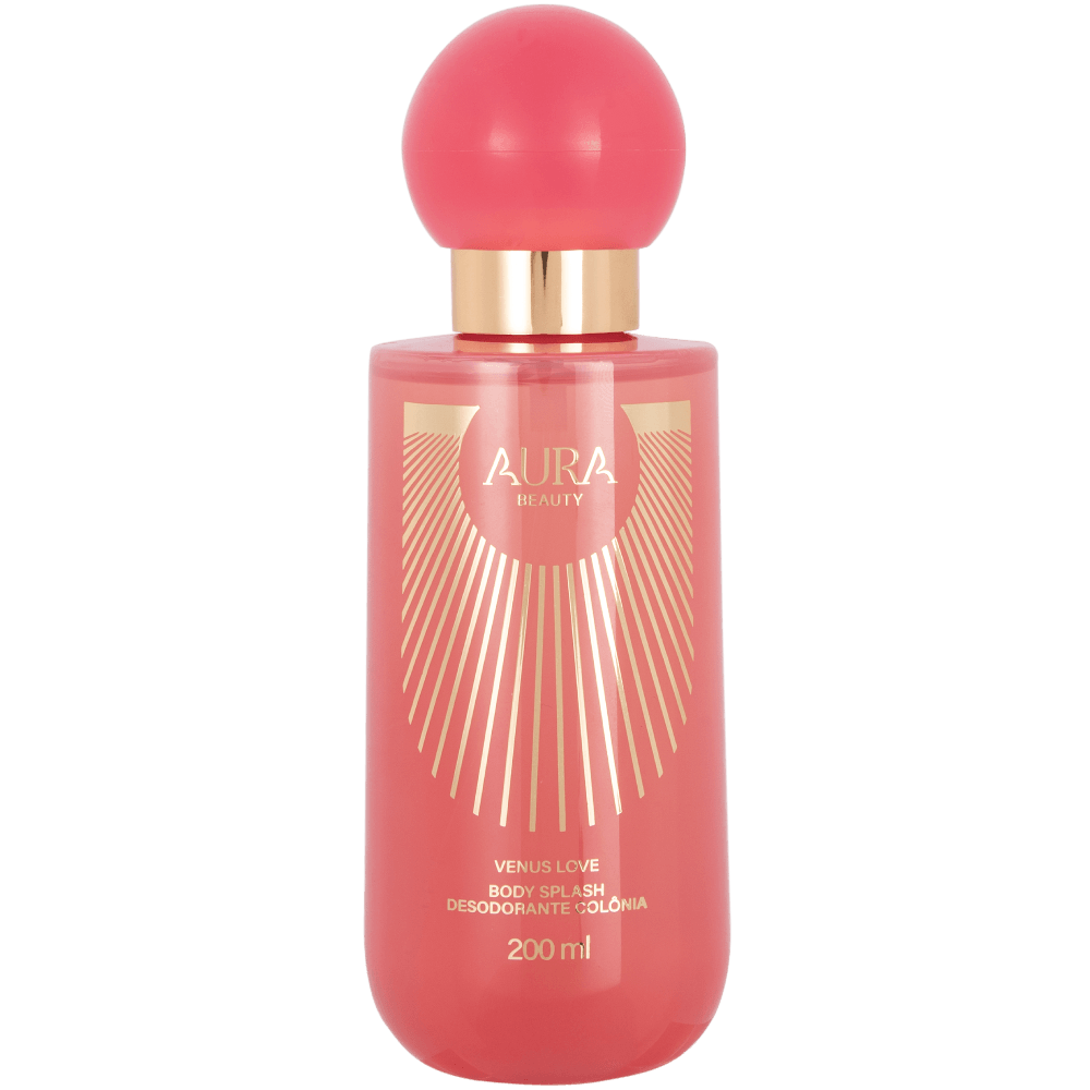 Body Splash Desodorante Colônia Aura Beauty Venus Love 200ml