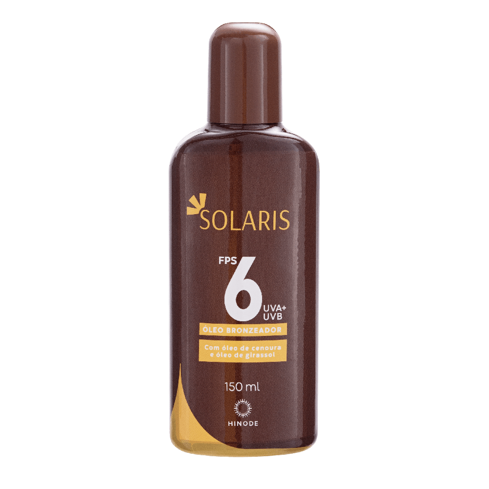 Óleo Bronzeador FPS 6 Uva E Uvb Solaris 150ml